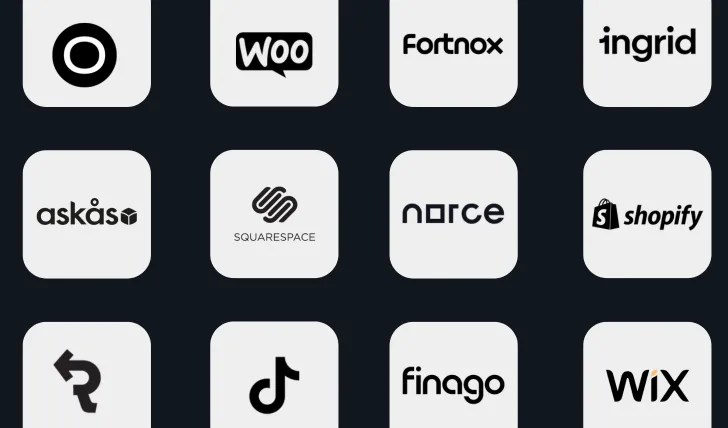 eCommerce logistics warehouse with connected systems